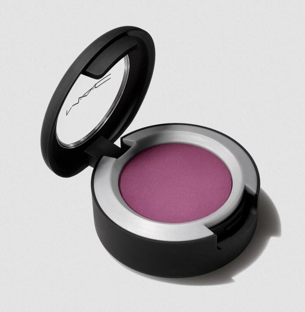 MAC P for POTENT Eye Shadow ~ Powder Kiss ~Deep Plum Purple Matte ~ NIB